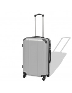 4 Pz. Set di Trolley Rigidi Argento 2