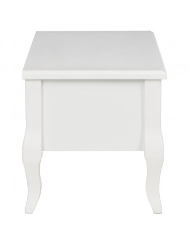 280048  Mobile Porta TV Bianco 100x35x35 cm in Legno