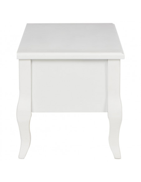 280048  Mobile Porta TV Bianco 100x35x35 cm in Legno