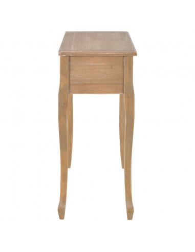 280047  Dressing Console Table with 3 Drawers Brown