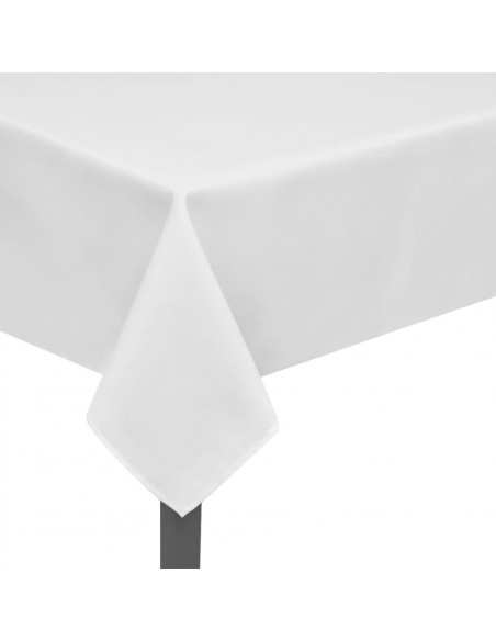 5 Tovaglie bianche 250 x 130 cm