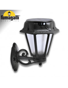BISSO/ROSETTA NERO SATIN SOLAR LED Ã150 PIR CCT SET