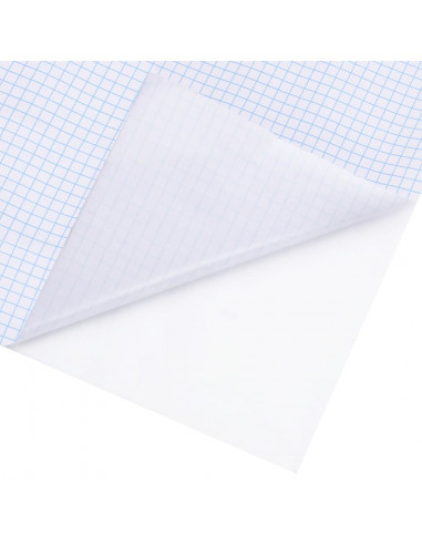 Adesivo per Mobili Autoadesivo Bianco Marmoreo 90x500 cm in PVC