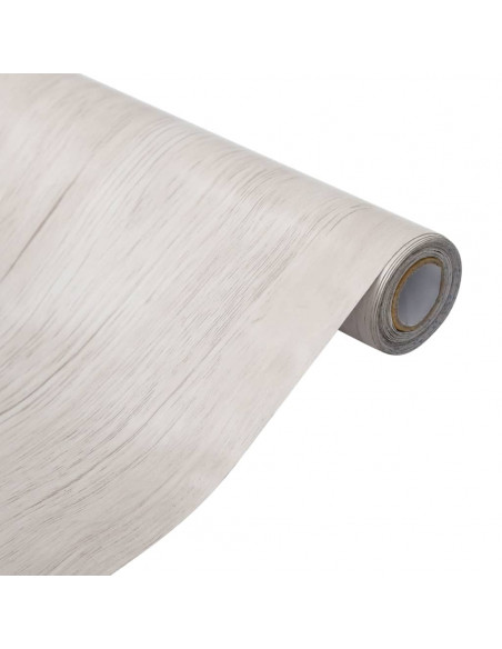 Adesivo per Mobili Autoadesivo Aspetto Legno 90x500 cm in PVC