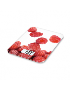 Bilancia cucina Beurer 70405 BENESSERE Ks19 Berry Bianco e Rosso Bianc