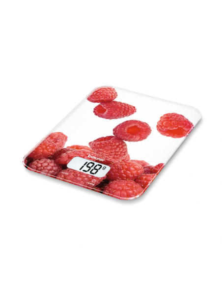 Bilancia cucina Beurer 70405 BENESSERE Ks19 Berry Bianco e Rosso Bianc