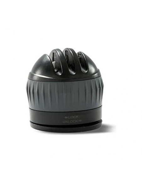 Affilacoltelli Ilsa 22820000AVV Tutti X Uno con Ventosa Nero Nero