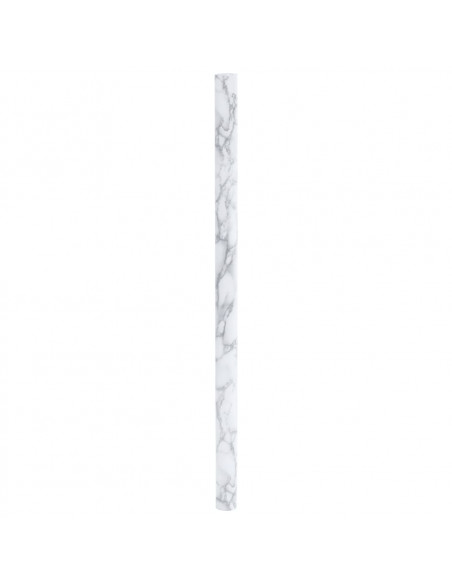 Adesivi per Mobili Autoadesivi Bianco Marmoreo 90x500 cm in PVC