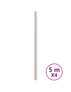 Adesivi per Mobili Autoadesivi Argento 90x500 cm in PET