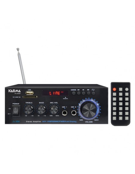 Amplificatore PA Karma PA 2362BT 2x30W Black Black