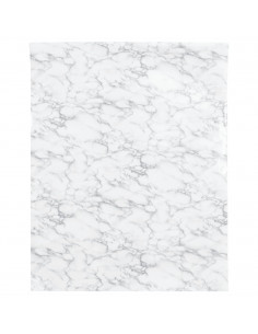 Adesivi per Mobili Autoadesivi Bianco Marmoreo 90x500 cm in PVC 2