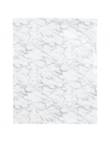 Adesivi per Mobili Autoadesivi Bianco Marmoreo 90x500 cm in PVC
