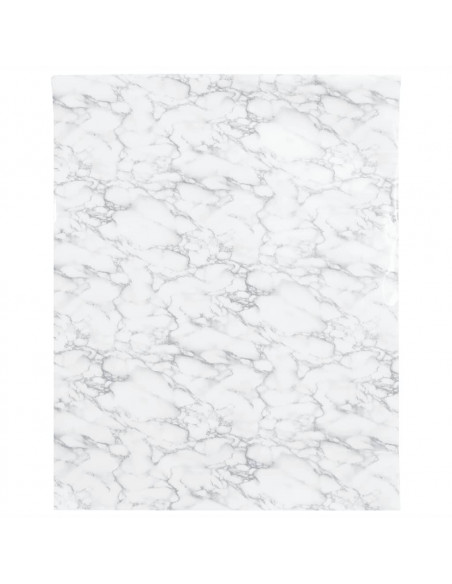 Adesivi per Mobili Autoadesivi Bianco Marmoreo 90x500 cm in PVC