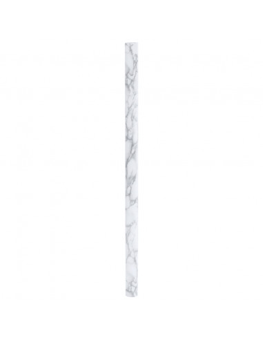 Adesivi per Mobili Autoadesivi Bianco Marmoreo 90x500 cm in PVC