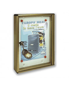 Bacheca avvisi Alubox 23BCN01 BR A4 Bronzo Bronzo