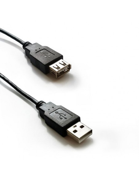 CAVO ATLANTIS USB-2.0 A TO USB A, M/F, 1MT, PROLUNGA, NERO, P019-UB2-AAMF-1