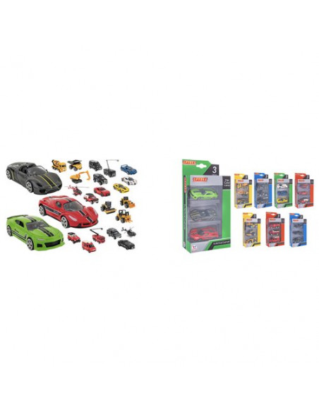 Automodello Globo 40448 SPIDKO Set 3 Veicoli Assortito
