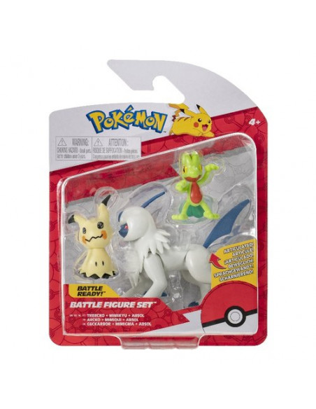 Battle Figure Set 3 pz POKEMON Rei Toys PK020300 Assortito