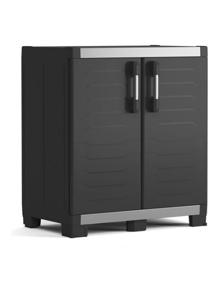 Armadio plastica Keter 9772000002201 XL GARAGE Basso Nero Nero