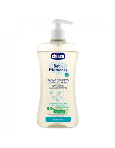 Bagnoschiuma bimbo Chicco 0010594000000 BABY MOMENTS Delicato Corpo e