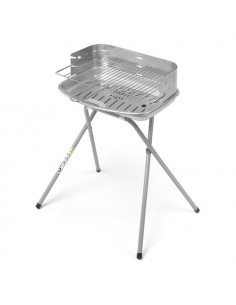 Barbecue carbonella Ompagrill 40098 ALUMINIZED Silver Silver