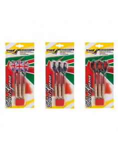 Bersaglio freccette Mandelli 602608 SPORT ONE De Luxe 3 Pezzi Ottone A