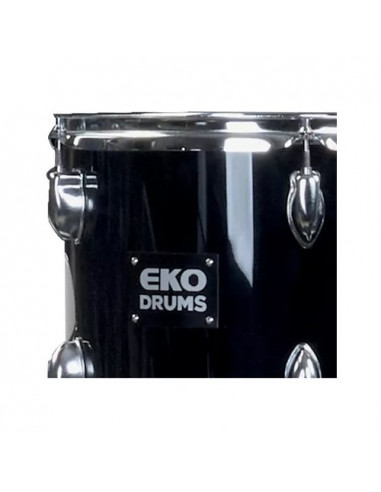 Batteria acustica Eko DRUMS Ed 200 Black Black