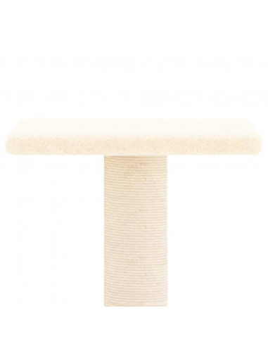 Albero per Gatti con Tiragraffi in Sisal Crema 73 cm