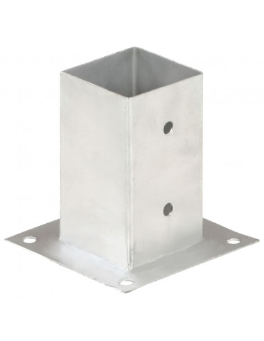 Ancoraggi Pali 4 pz in Metallo Zincato 81 mm