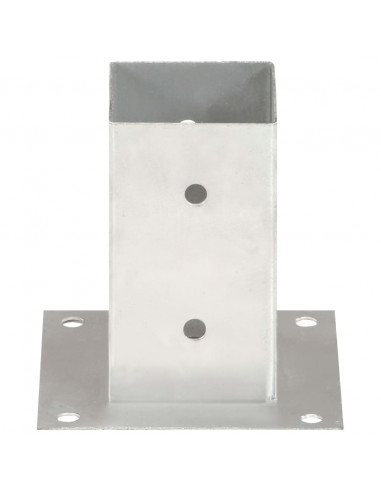 Ancoraggi Pali 4 pz in Metallo Zincato 81 mm