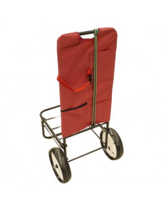 Carrello spiaggia Amicasa Maxy Pieghevole Rosso Rosso