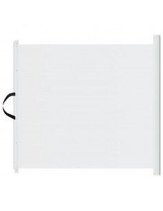Cancelletto Retrattile per Animali Domestici Bianco 102,5x125cm 2