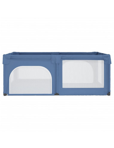 Box per Bambini con 2 Porte Blu Chiaro in Tessuto Oxford