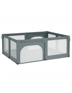 Box per Bambini con 2 Porte Grigio Chiaro Tessuto Oxford 2