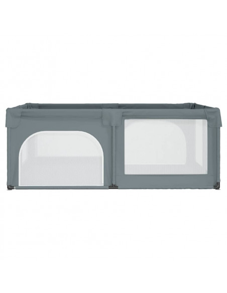 Box per Bambini con 2 Porte Grigio Chiaro Tessuto Oxford