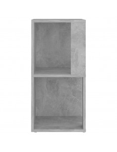 Armadio Angolare Grigio Cemento 33x33x67 cm in Truciolato