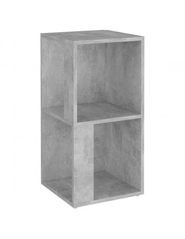 Armadio Angolare Grigio Cemento 33x33x67 cm in Truciolato