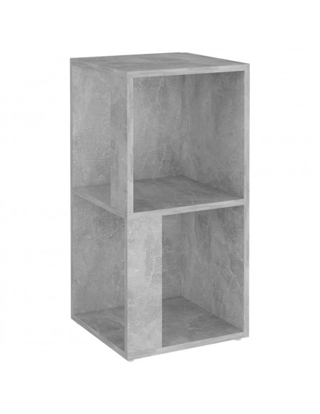 Armadio Angolare Grigio Cemento 33x33x67 cm in Truciolato