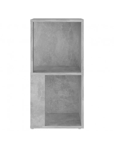 Armadio Angolare Grigio Cemento 33x33x67 cm in Truciolato