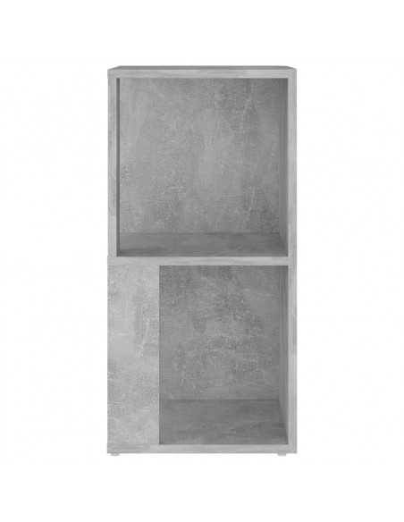 Armadio Angolare Grigio Cemento 33x33x67 cm in Truciolato