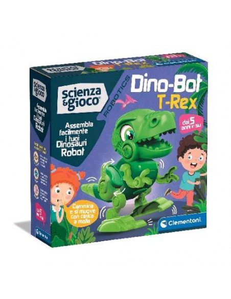 CLEMENTONI SCIENZA E GIOCO ROBOTICS DINO BOT MODELLO DI T REX DA COSTRUIRE