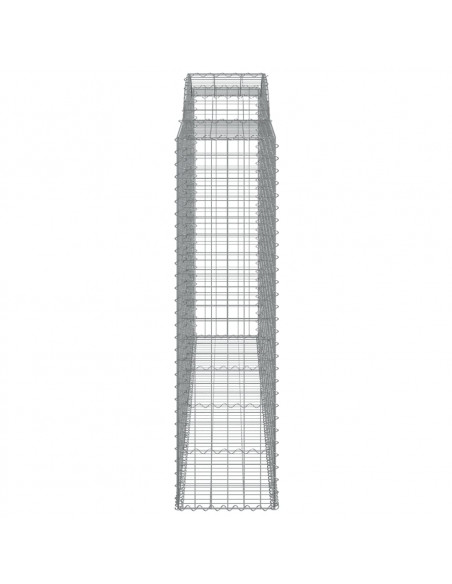 Cesti Gabbioni ad Arco 4 pz 300x50x180/200 cm Ferro Zincato