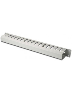 DIGITUS PANNELLO PASSACAVI 1 UNITA,APERTURA CENTRALE,GRIGLIA POSTERIORE,COLORE GRIGIO