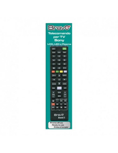 BRAVO BRAND 3 TELECOMANDO PER TV SONY