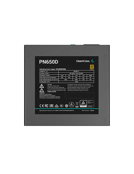 DEEPCOOL ALIM. PN650-D 650W GOLD ATX3.1 PCIe 5.1 R-PN650D-FC0B-EU