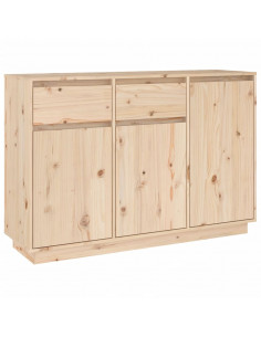 Credenza 110x34x75 cm in Legno Massello di Pino 2
