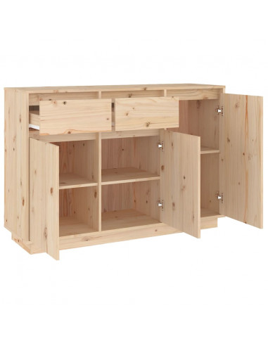 Credenza 110x34x75 cm in Legno Massello di Pino