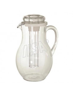 Caraffa Ilsa 2502000 CRYSTAL Con Coperchio e Rinfrescatore Trasparente