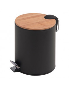Cestino Gedy 1409 41 KENTA con coperchio a pedale Nero Nero