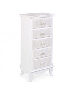 Cassettiera Yes Everyday 0744859 CHARLENE Bianco opaco Bianco opaco